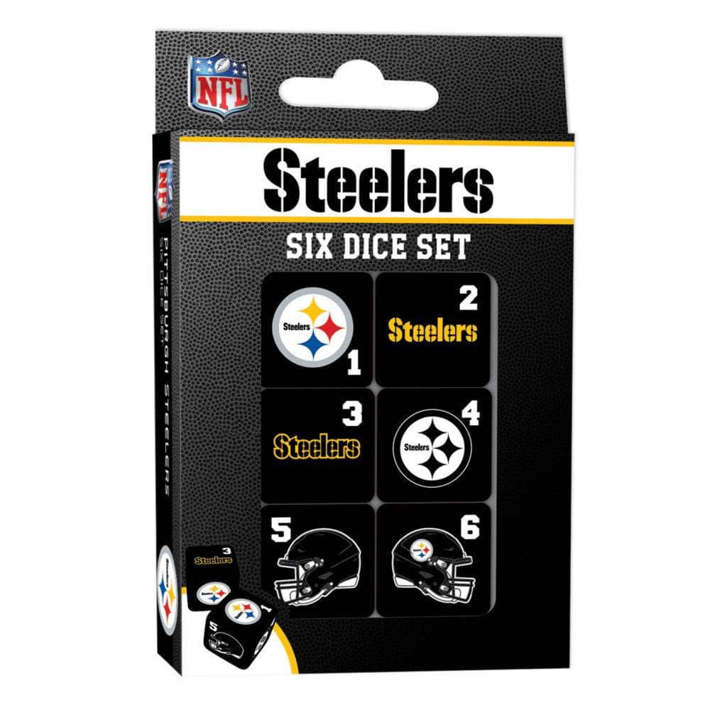Pittsburgh Steelers Dice Set - 19mm (ONLINE ORDER ONLY)