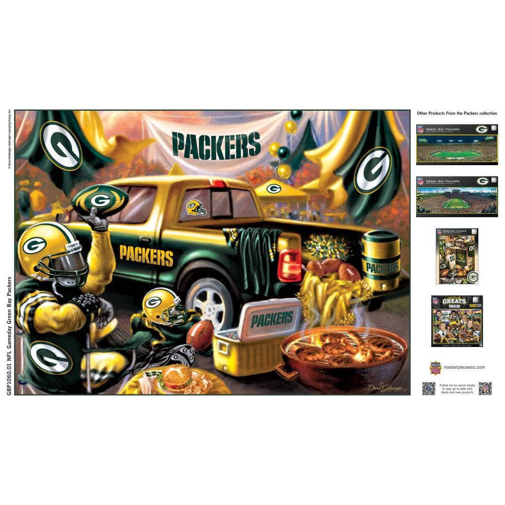 Green Bay Packers - Gameday 1000 Piece Jigsaw Puzzle
