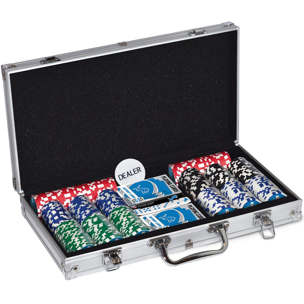 Detroit Lions 300 Piece Poker Set (ONLINE ORDER ONLY)