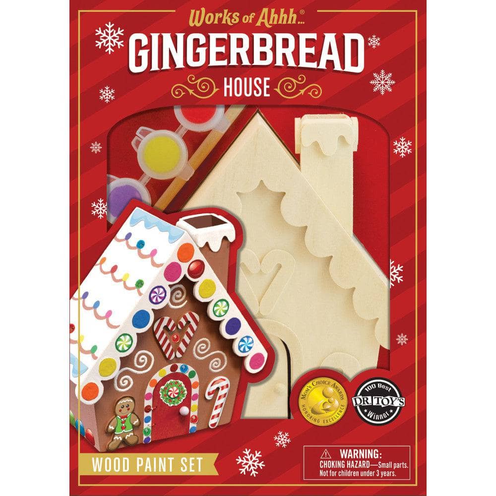 Gingerbread House Wood Paint Set (ONLINE ORDER ONLY)