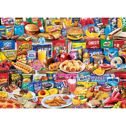 Flashbacks - Kids Favorite Foods 1000 Piece Jigsaw Puzzle (ONLINE ORDER ONLY)