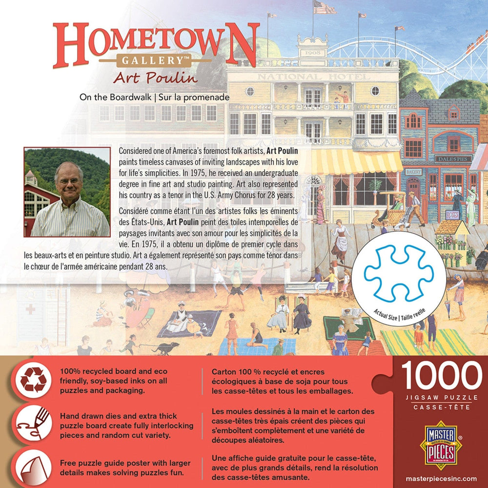 Hometown Gallery - On the Boardwalk 1000 Piece Jigsaw Puzzle (ONLINE ORDER ONLY)