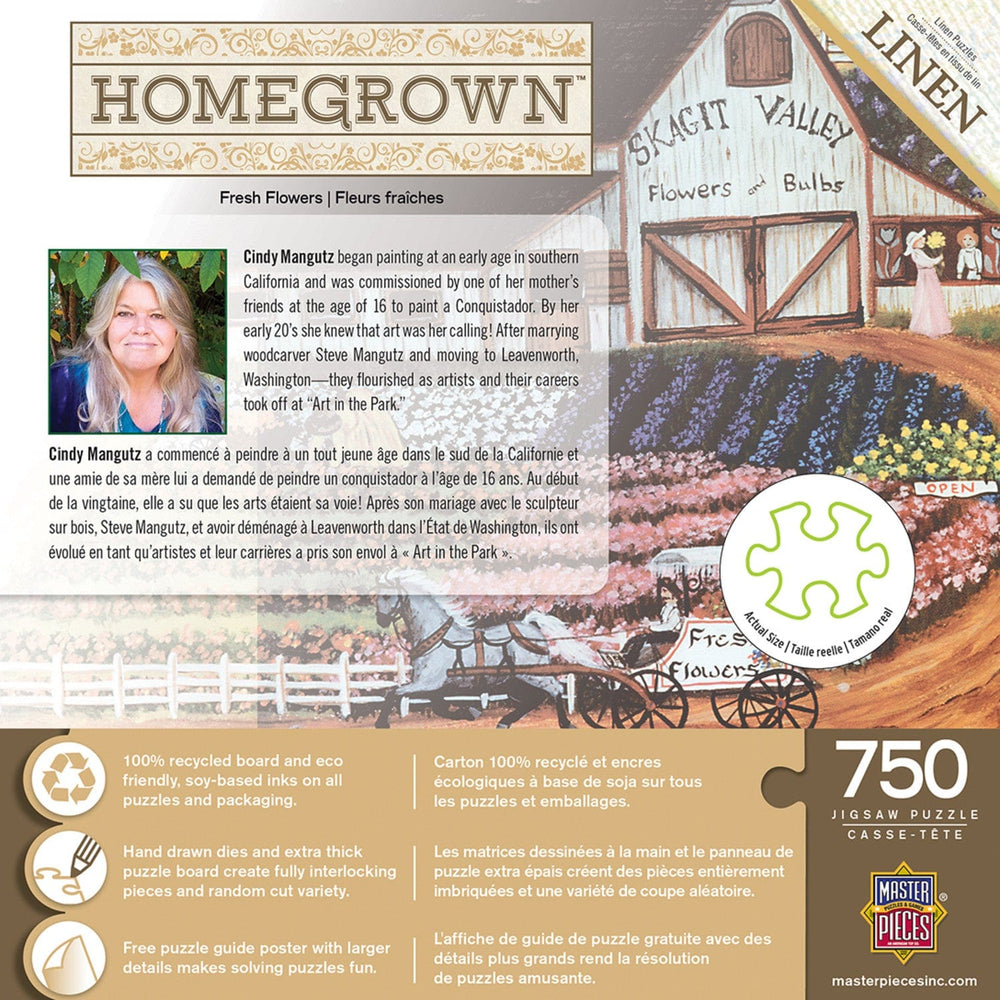 Homegrown - Fresh Flowers 750 Piece Jigsaw Puzzle (ONLINE ORDER ONLY)
