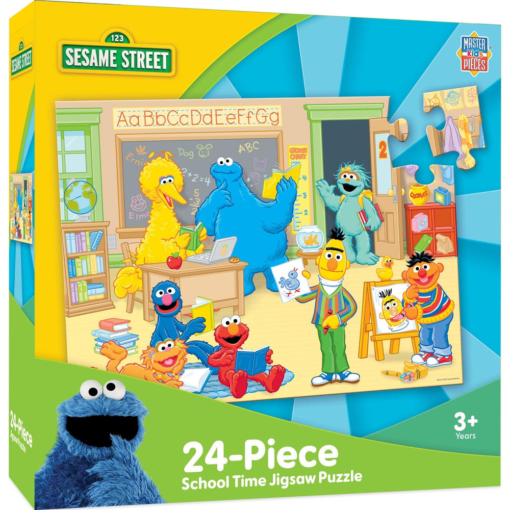 Sesame Street - School Time 24 Piece Jigsaw Puzzle (ONLINE ORDER ONLY)