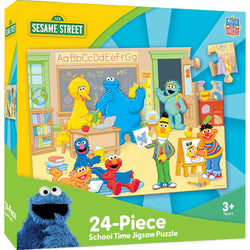 Sesame Street - School Time 24 Piece Jigsaw Puzzle (ONLINE ORDER ONLY)