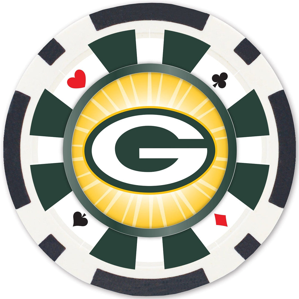 Green Bay Packers 100 Piece Poker Chips (ONLINE ORDER ONLY)