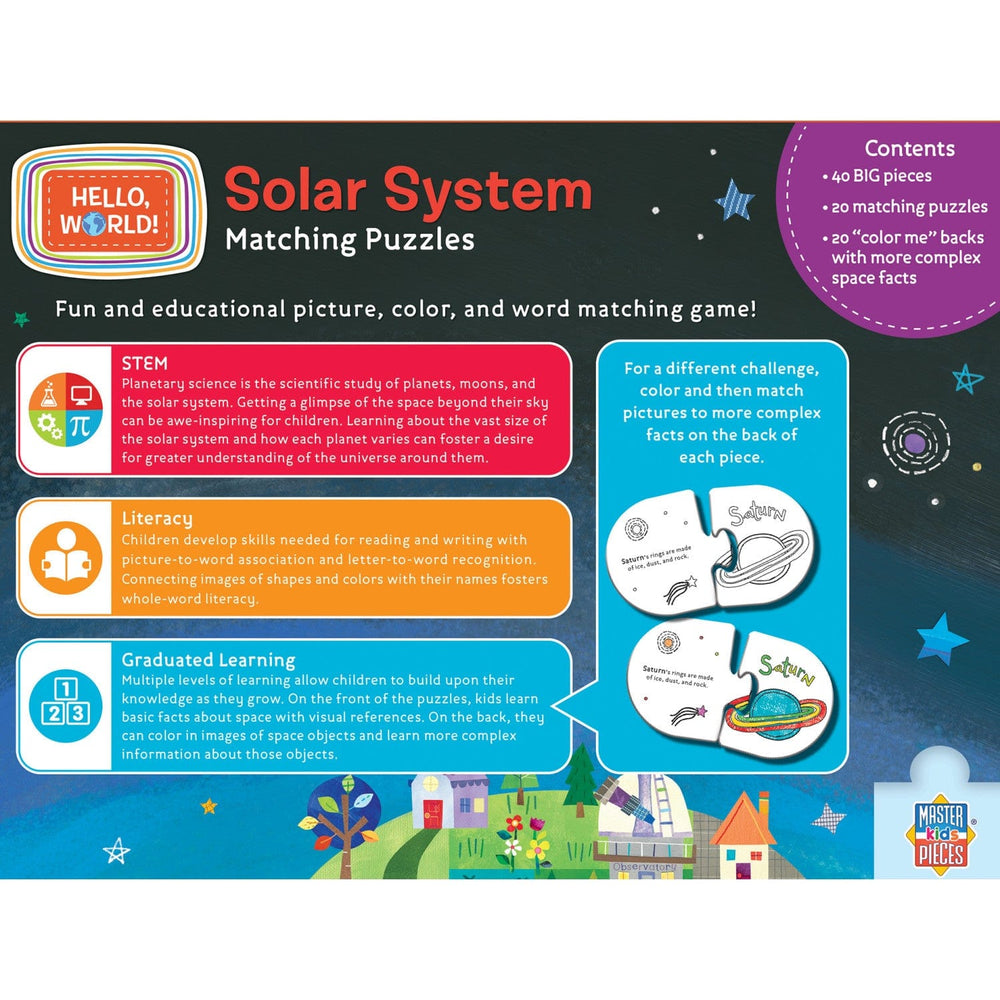 Hello, World! - Solar System Matching Jigsaw Puzzles (ONLINE ORDER ONLY)
