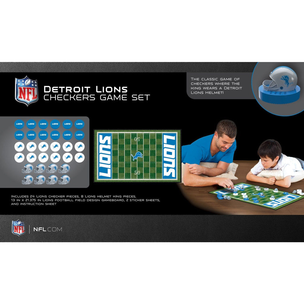 Detroit Lions Checkers Board Game (ONLINE ORDER ONLY)