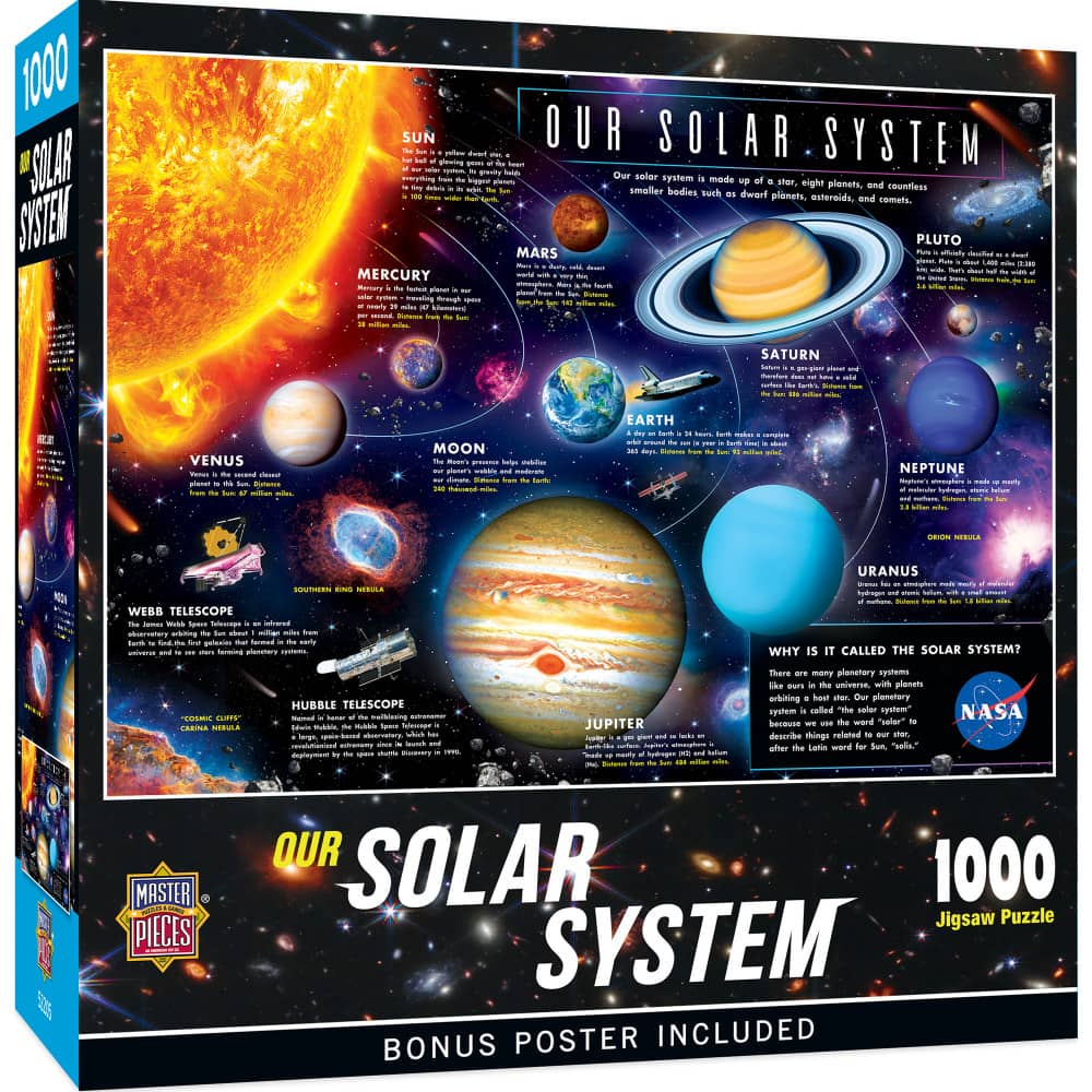 Our Solar System - 1000 Piece Jigsaw Puzzle