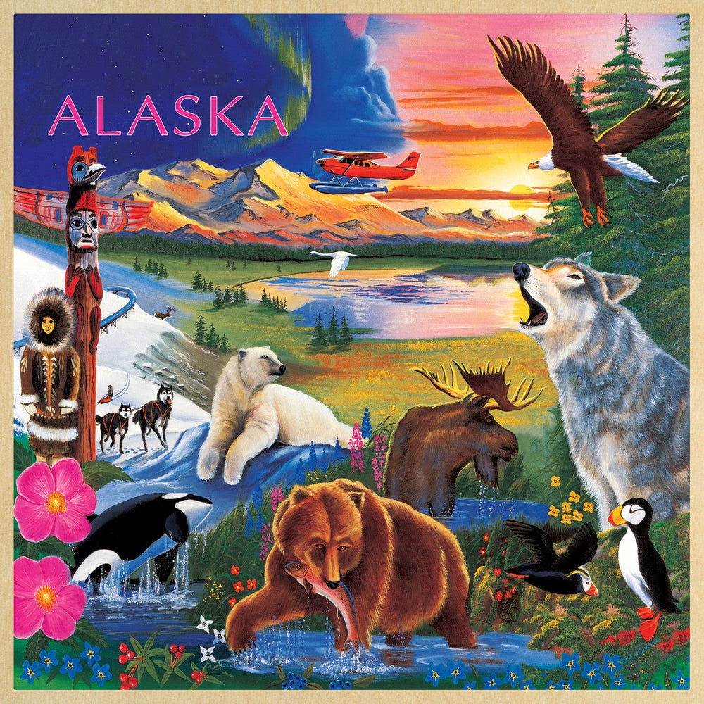 Jr. Ranger - Wildlife of Alaska 48 Piece Wood Jigsaw Puzzle (ONLINE ORDER ONLY)
