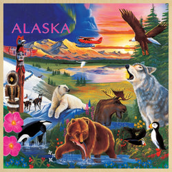 Jr. Ranger - Wildlife of Alaska 48 Piece Wood Jigsaw Puzzle (ONLINE ORDER ONLY)