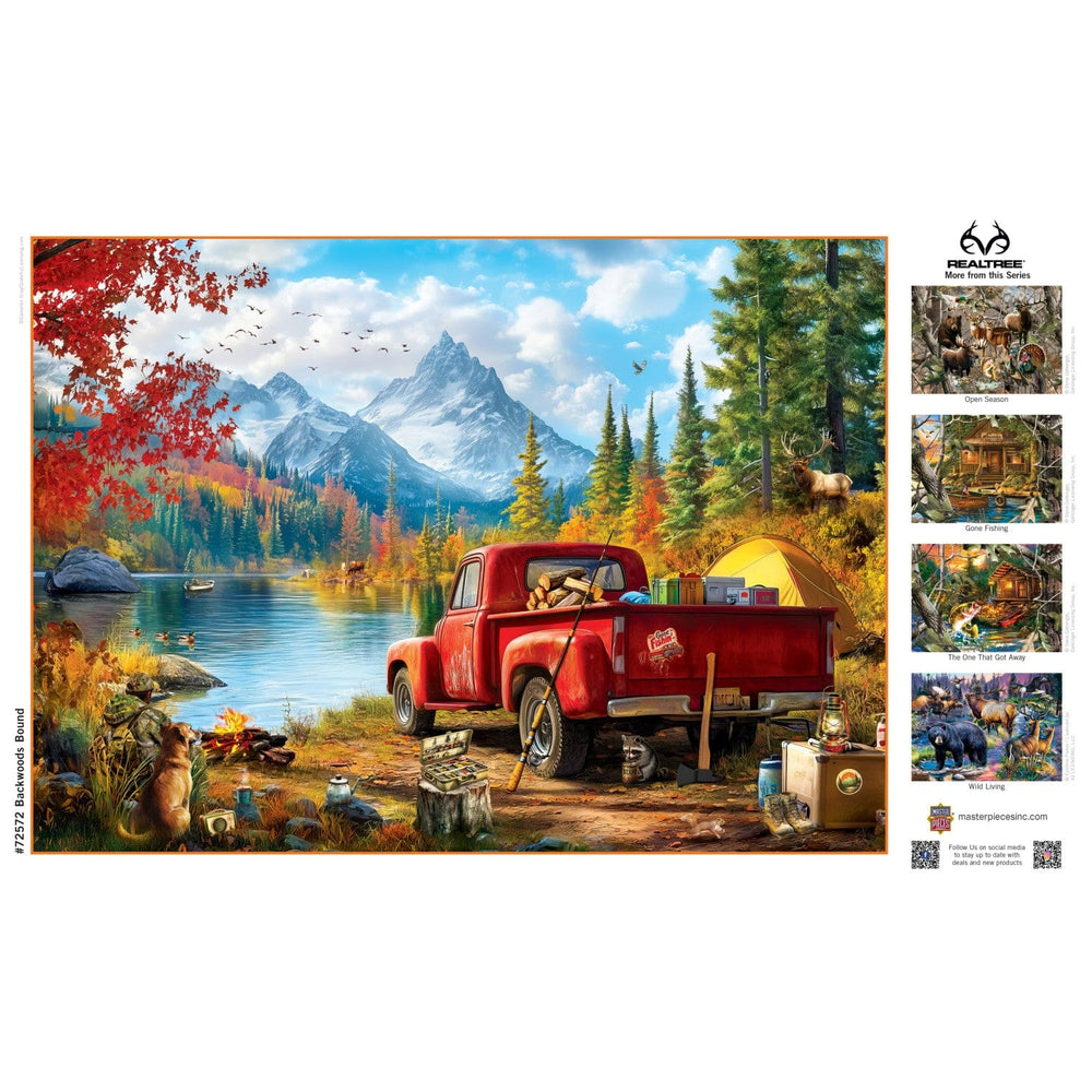 Realtree - Backwoods Bound 1000 Piece Jigsaw Puzzle (ONLINE ORDER ONLY)