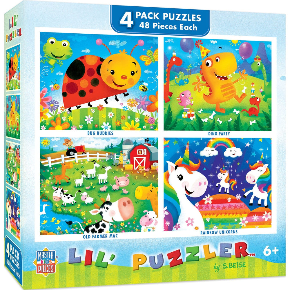 Lil Puzzler 48 Piece Jigsaw Puzzles 4-Pack (ONLINE ORDER ONLY)