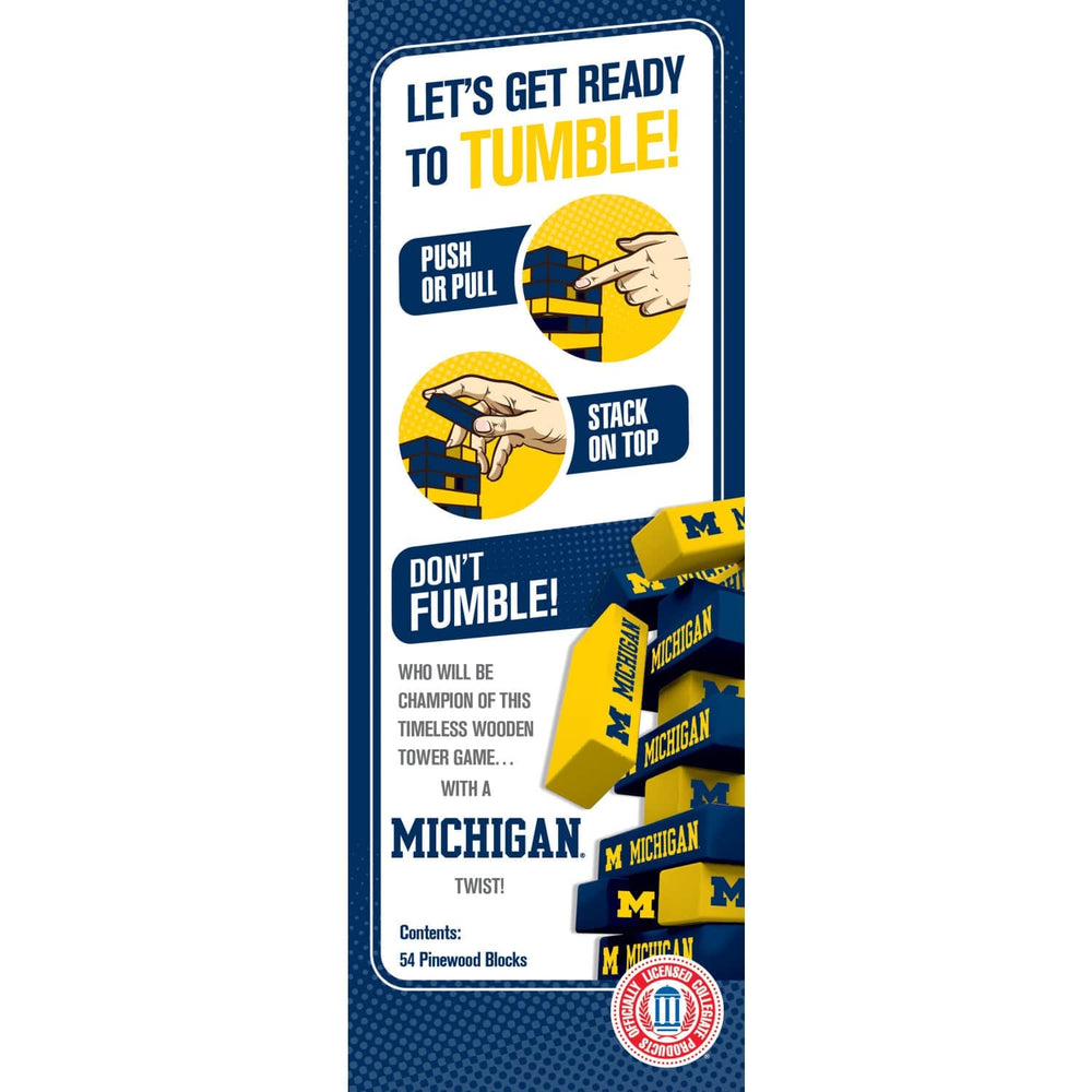 Michigan Wolverines Tumble Tower (ONLINE ORDER ONLY)