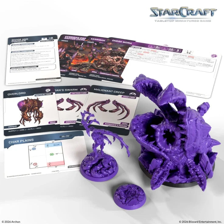 StarCraft The Miniatures Game: Zerg: Kerrigan (Primal Kerrigan), Hero Expansion Set (ONLINE ORDER ONLY)