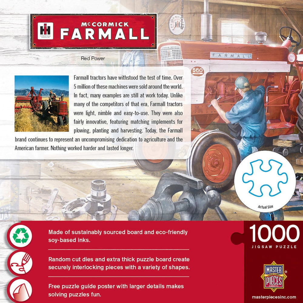 Farmall - Red Power 1000 Piece Jigsaw Puzzle (ONLINE ORDER ONLY)