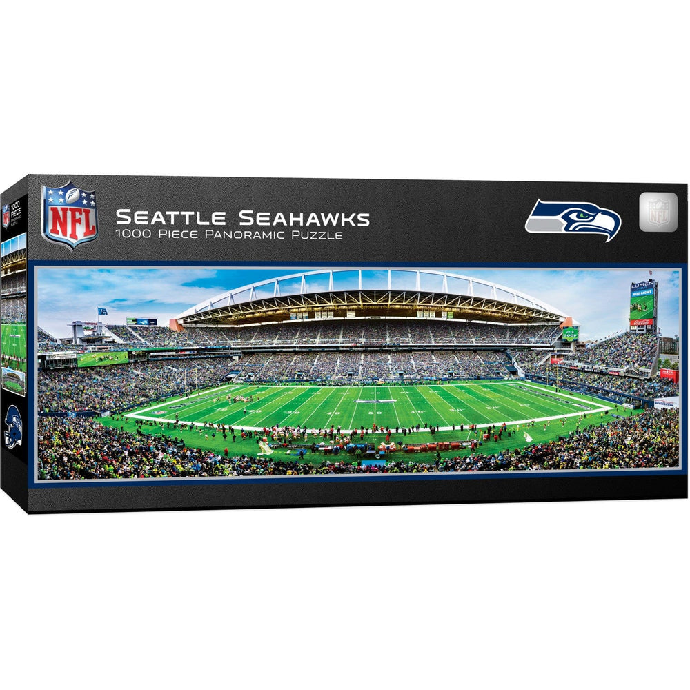 Seattle Seahawks - 1000 Piece Panoramic Jigsaw Puzzle - Center View (ONLINE ORDER ONLY)