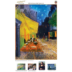 MasterPieces of Art - Cafe Terrace at Night 1000 Piece Jigsaw Puzzle (ONLINE ORDER ONLY)