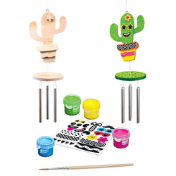 Cactus Wind Chime Wood Craft & Paint Kit (ONLINE ORDER ONLY)