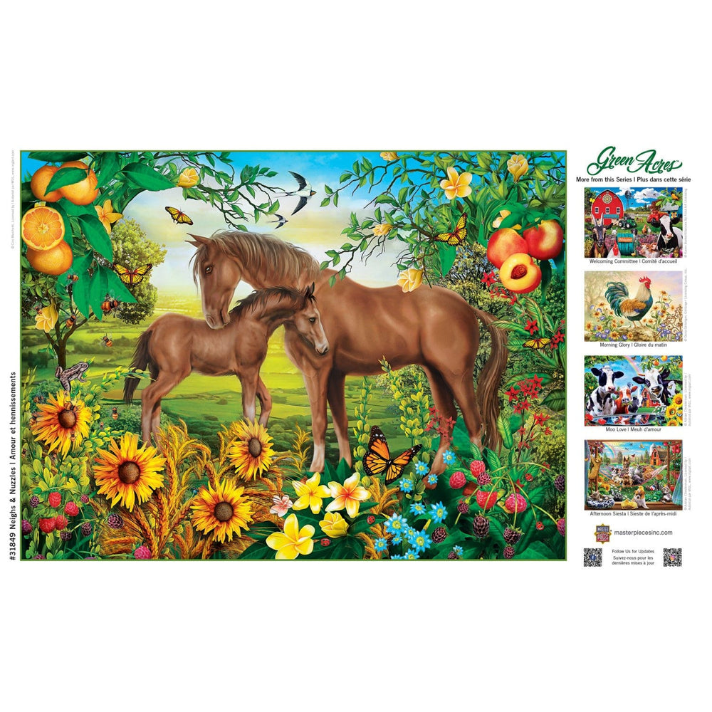Green Acres - Neighs & Nuzzles 300 Piece EZ Grip Jigsaw Puzzle (ONLINE ORDER ONLY)