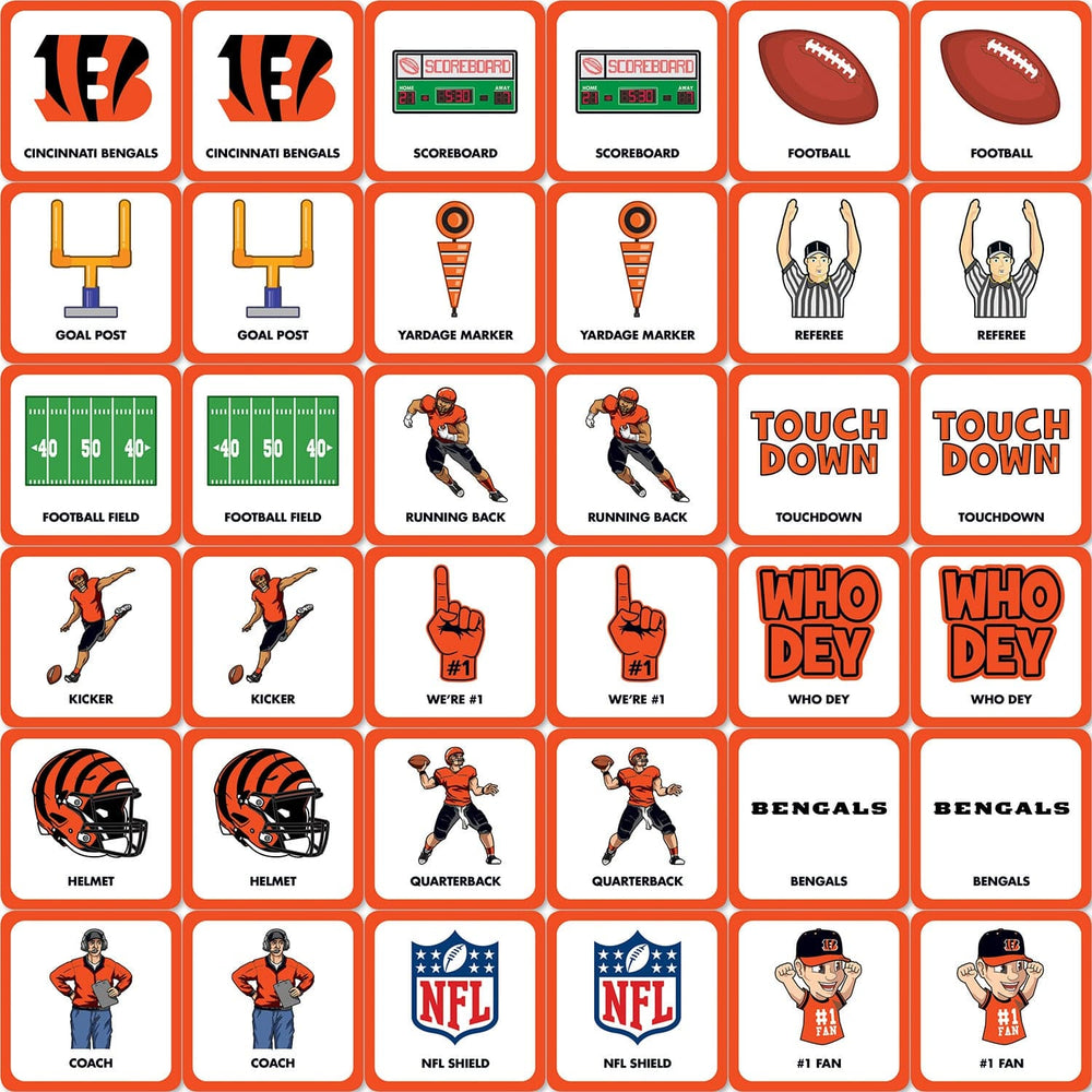 Cincinnati Bengals Matching Game (ONLINE ORDER ONLY)
