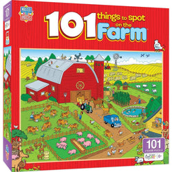 101 Things to Spot on a Farm - 101 Piece Jigsaw Puzzle (ONLINE ORDER ONLY)