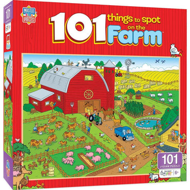 101 Things to Spot on a Farm - 101 Piece Jigsaw Puzzle (ONLINE ORDER ONLY)