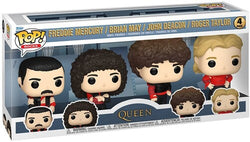 FUNKO POP! Rocks: Queen - 4-Pack (Large Item, Vinyl Figure, 4 Pack) [Action Figure] (Online Order Only) (ONLINE ORDER ONLY)