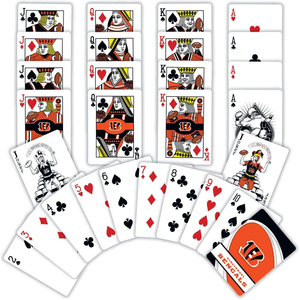 Cincinnati Bengals Playing Cards - 54 Card Deck (ONLINE ORDER ONLY)