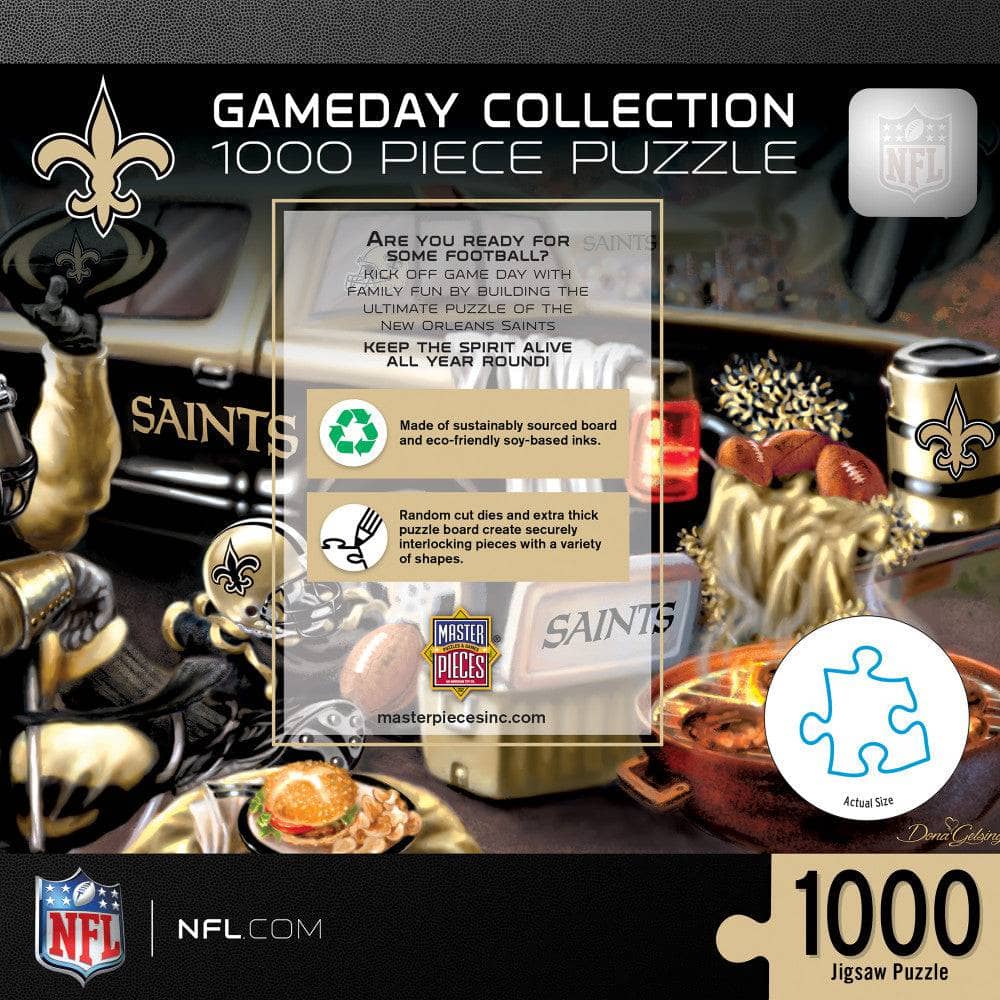 New Orleans Saints - Gameday 1000 Piece Jigsaw Puzzle (ONLINE ORDER ONLY)