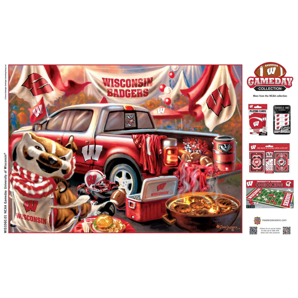 Wisconsin Badgers - Gameday 1000 Piece Jigsaw Puzzle (ONLINE ORDER ONLY)