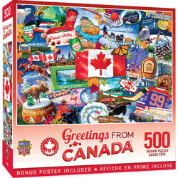 Greetings From Canada - 500 Piece Jigsaw Puzzle