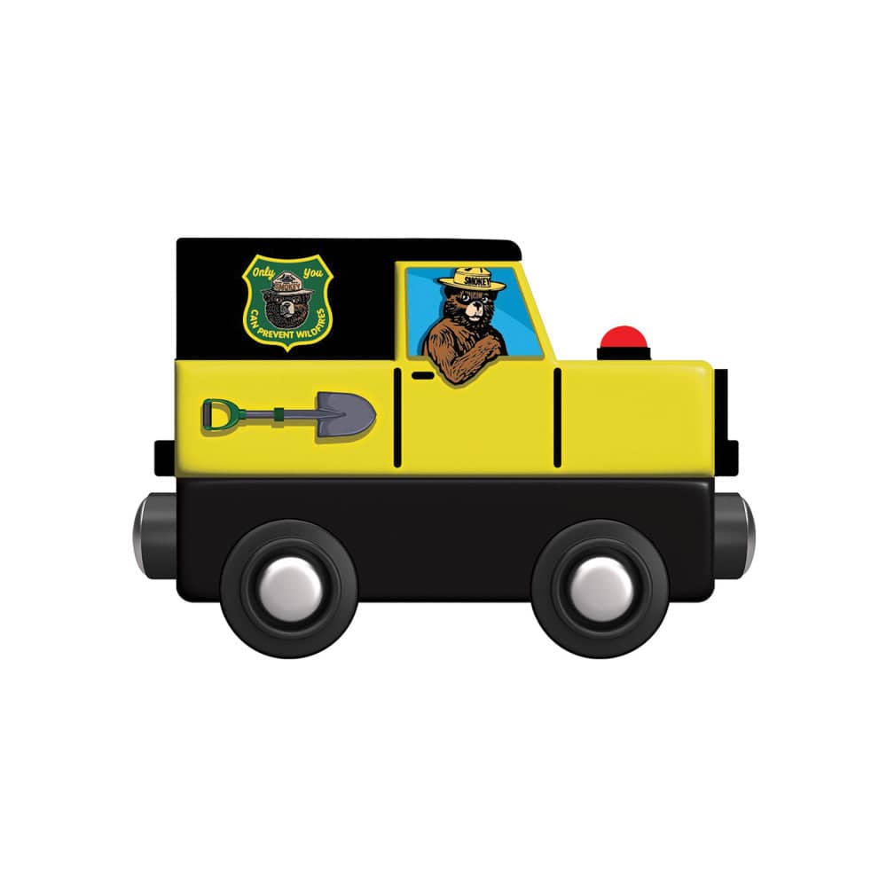 Smokey Bear Jeep Wood Toy Train (ONLINE ORDER ONLY)
