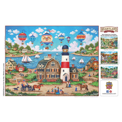 Heartland - Balloons Over the Bay 550 Piece Jigsaw Puzzle (ONLINE ORDER ONLY)