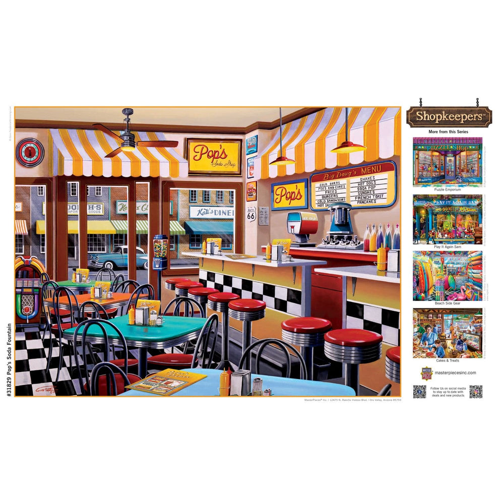 Shopkeepers - Pop's Soda Fountain 750 Piece Jigsaw Puzzle (ONLINE ORDER ONLY)