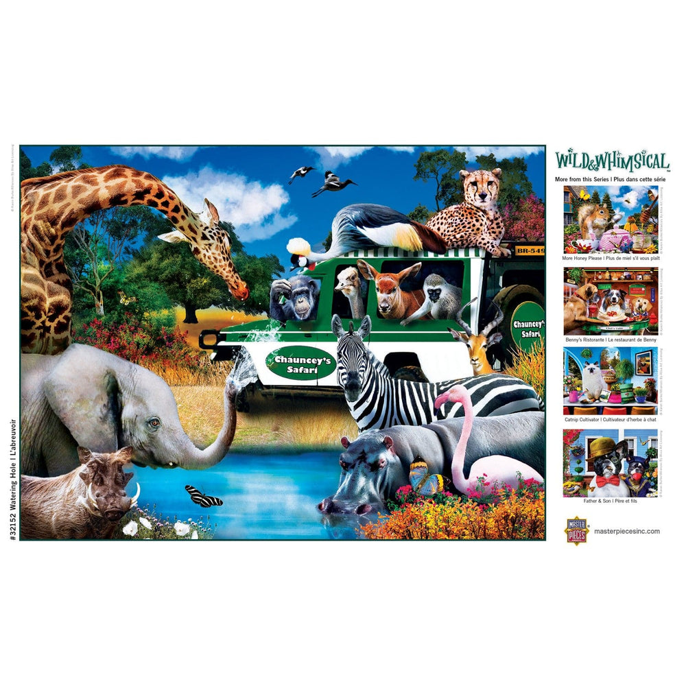 Wild & Whimsical - Watering Hole 300 Piece EZ Grip Jigsaw Puzzle (ONLINE ORDER ONLY)