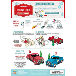 Holiday Truck Wood Paint Kit (ONLINE ORDER ONLY)