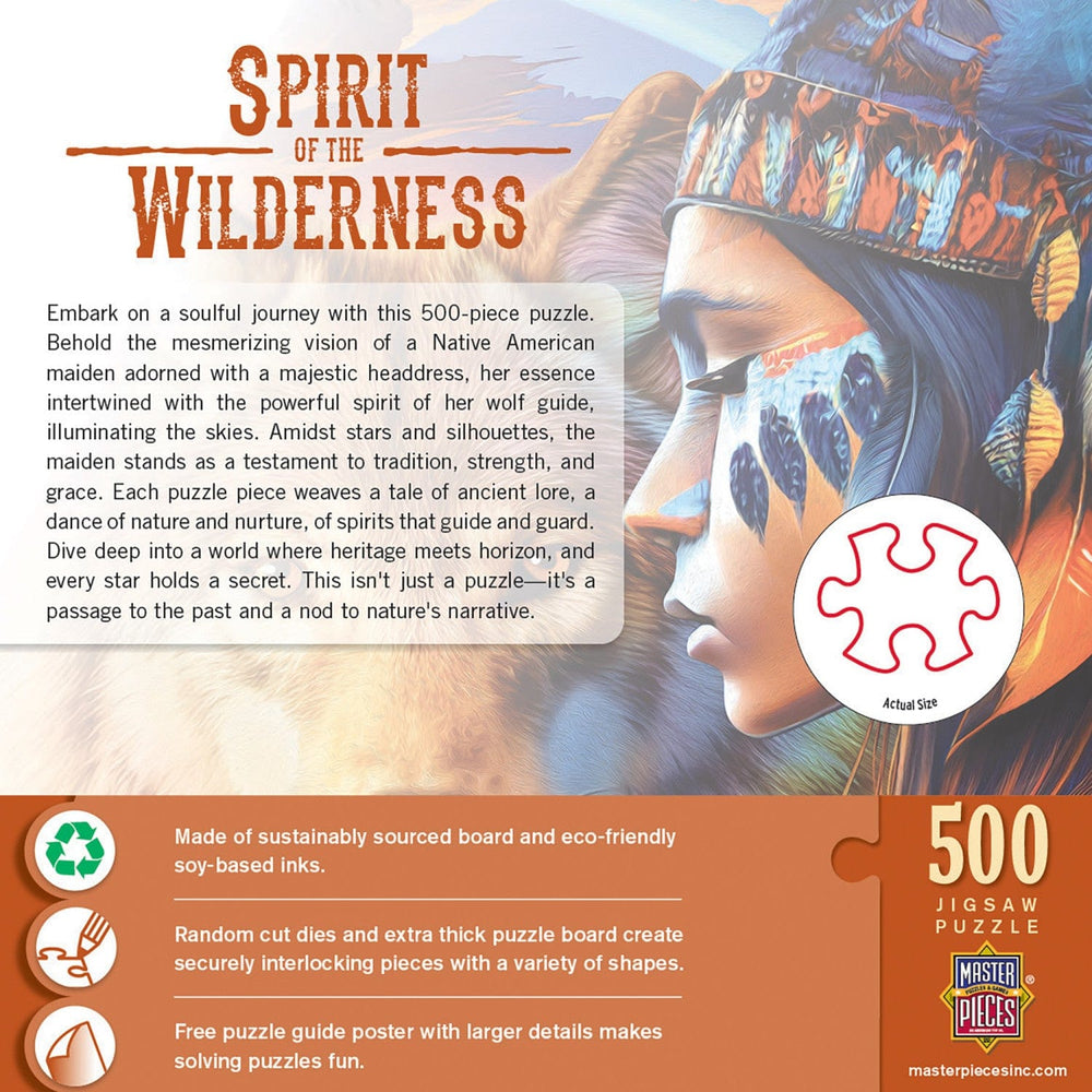 Tribal Spirit - Spirit of the Wilderness 500 Piece Jigsaw Puzzle (ONLINE ORDER ONLY)