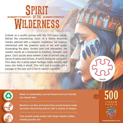 Tribal Spirit - Spirit of the Wilderness 500 Piece Jigsaw Puzzle (ONLINE ORDER ONLY)