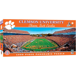 Clemson Tigers - 1000 Piece Panoramic Jigsaw Puzzle - End View (ONLINE ORDER ONLY)
