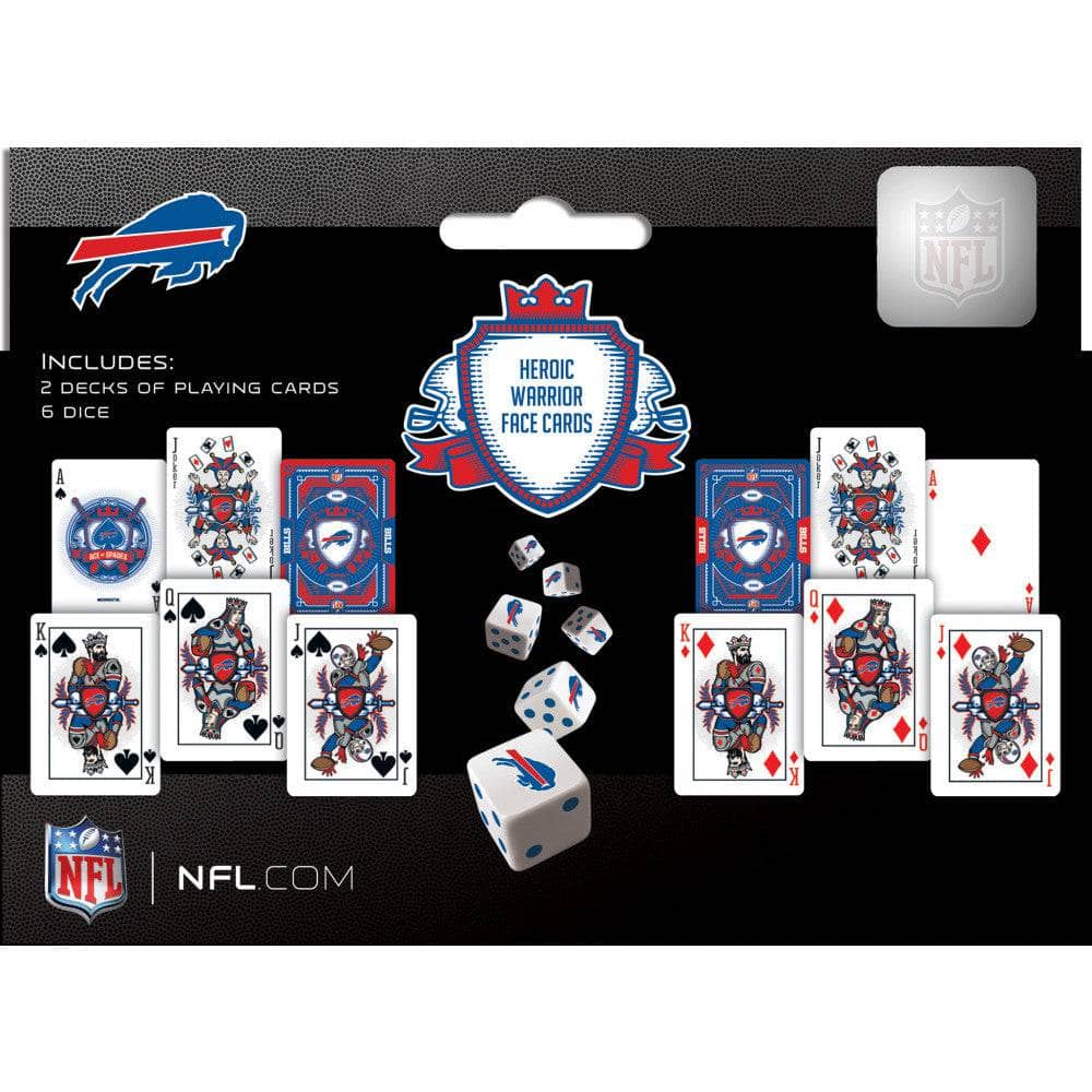 Buffalo Bills - 2-Pack Playing Cards & Dice Set (ONLINE ORDER ONLY)