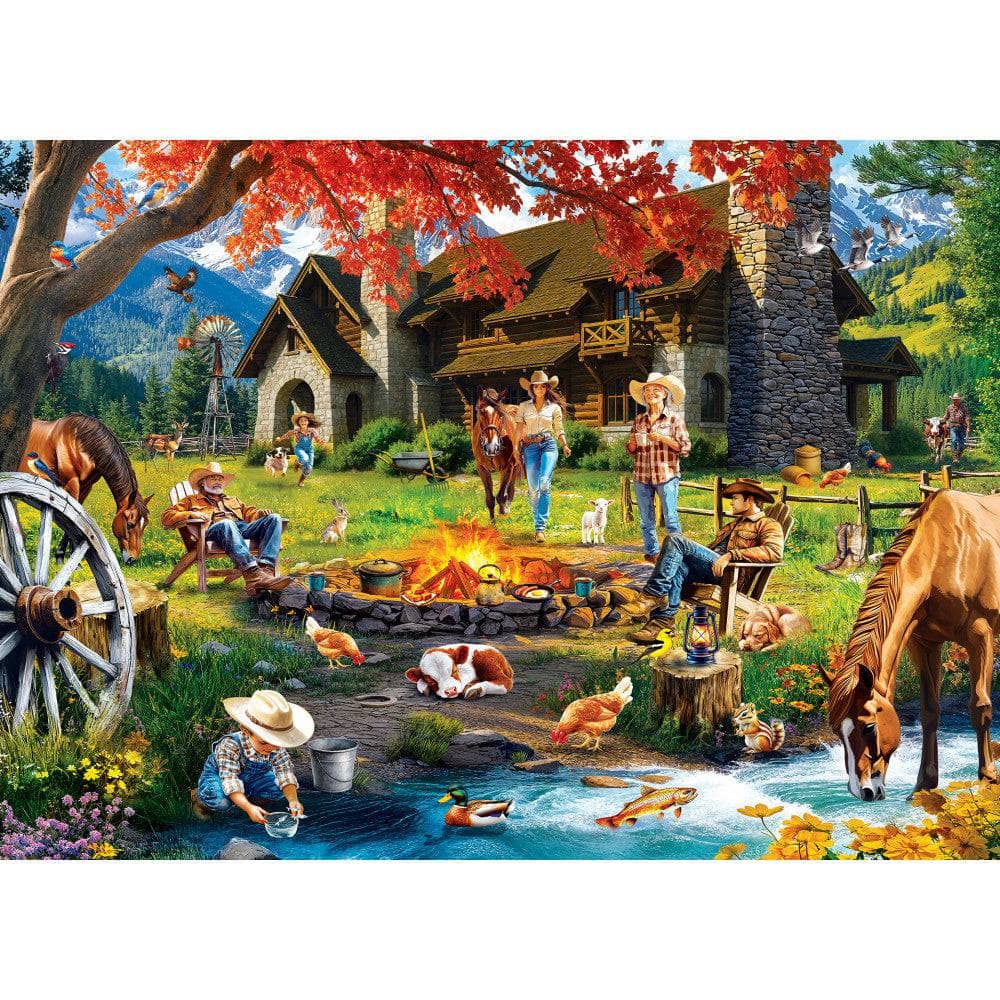 Yellowstone Ranch - The Big House 1000 Piece Jigsaw Puzzle