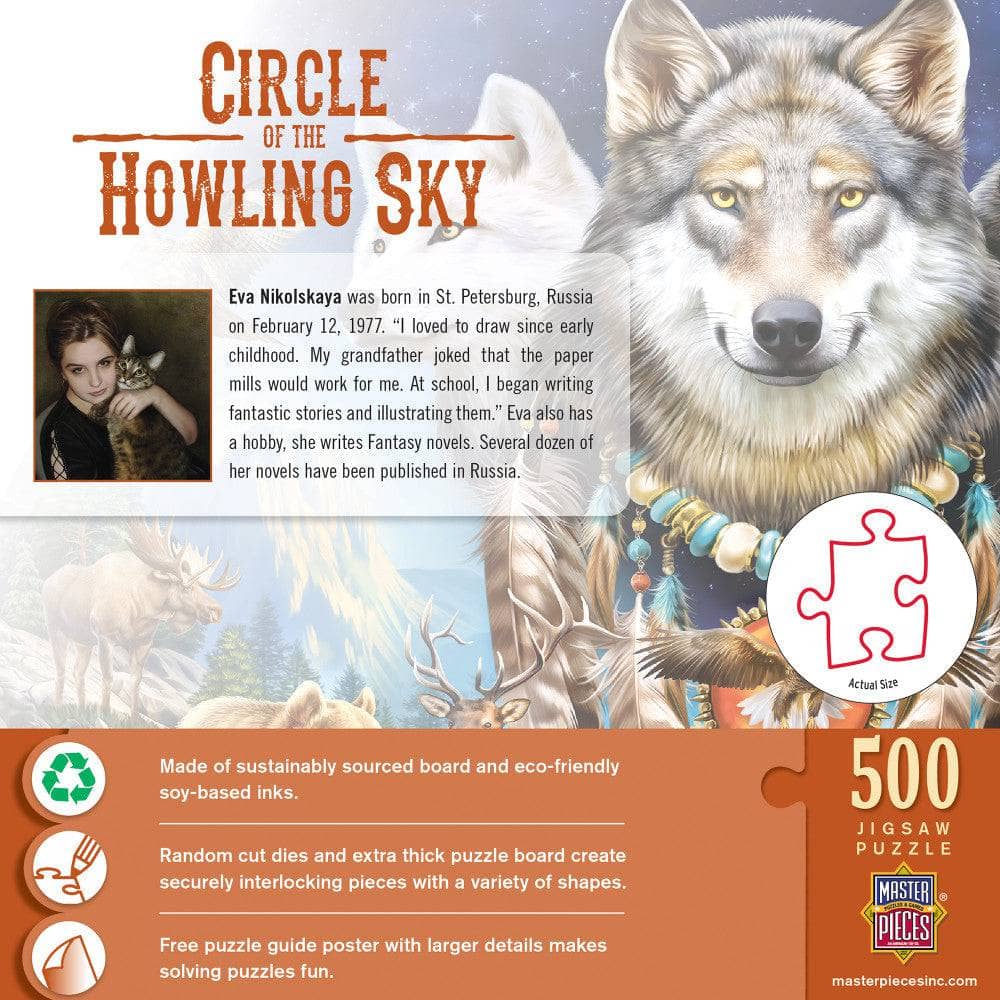 Circle of the Howling Sky 500 Piece Jigsaw Puzzle (ONLINE ORDER ONLY)