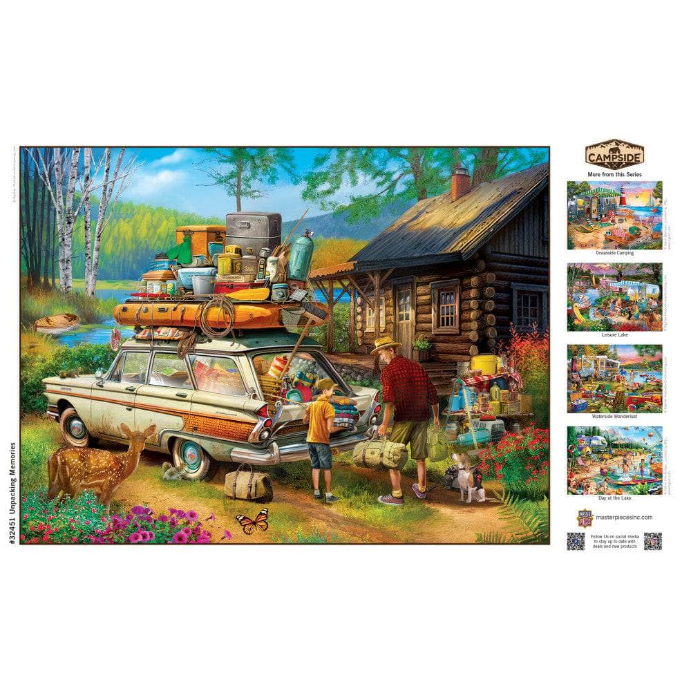 Campside - Unpacking Memories 300 Piece EZ Grip Jigsaw Puzzle (ONLINE ORDER ONLY)
