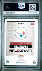 Graded 2025 Panini Instant Will Howard #NFLDN38 NFL Draft Night Rookie RC Football Card PSA 10 Gem Mint (ONLINE ORDER ONLY)