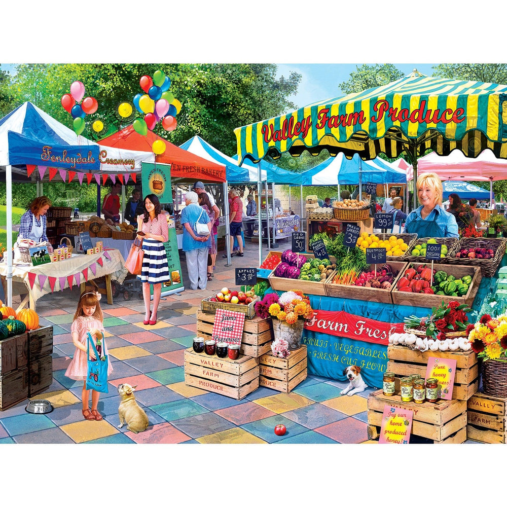 Farmer's Market - Corner Market 750 Piece Jigsaw Puzzle (ONLINE ORDER ONLY)