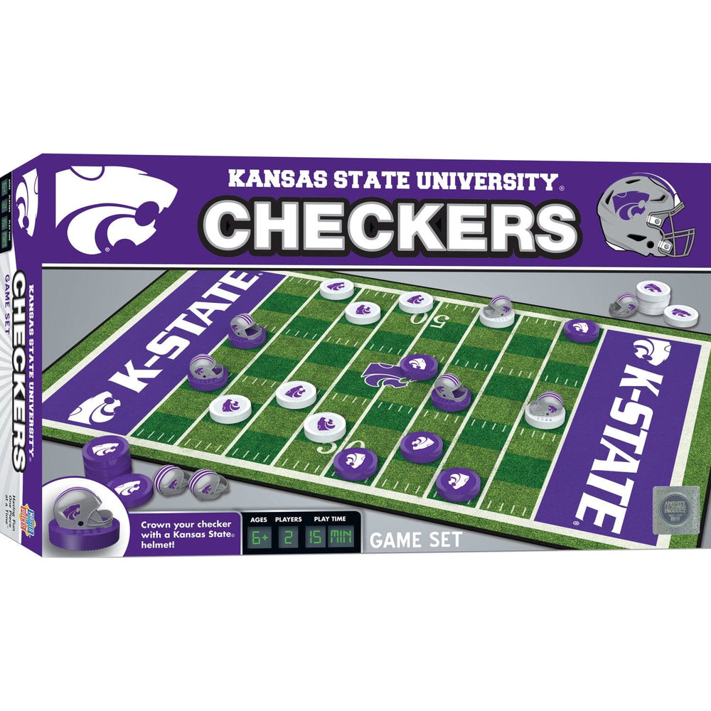 Kansas State Wildcats Checkers Board Game (ONLINE ORDER ONLY)