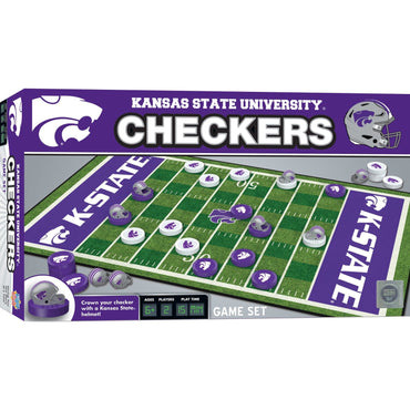 Kansas State Wildcats Checkers Board Game (ONLINE ORDER ONLY)
