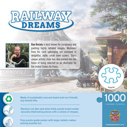 Childhood Dreams - Railway Dreams 1000 Piece Jigsaw Puzzle (ONLINE ORDER ONLY)