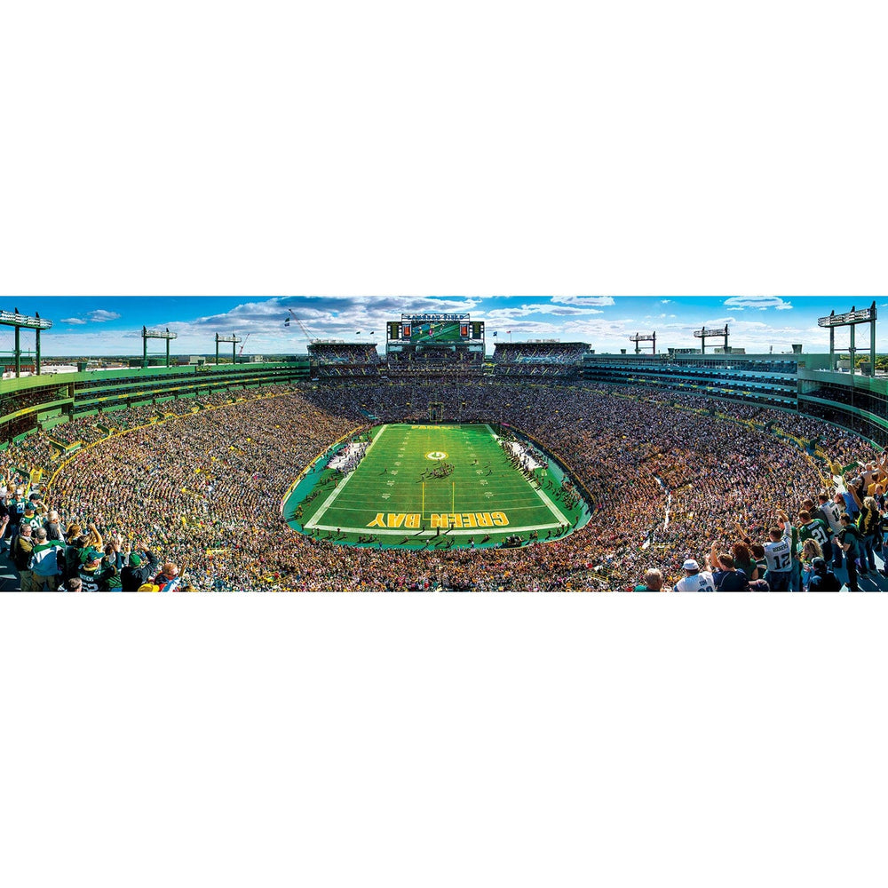Green Bay Packers - 1000 Piece Panoramic Jigsaw Puzzle - End View (ONLINE ORDER ONLY)
